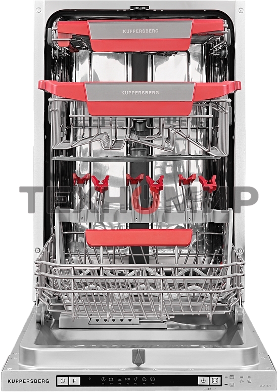 Встраиваемая посудомоечная машина Kuppersberg GLM 4575, серебристый, 44.8 см, 11 компл., 44 дБ, класс A++