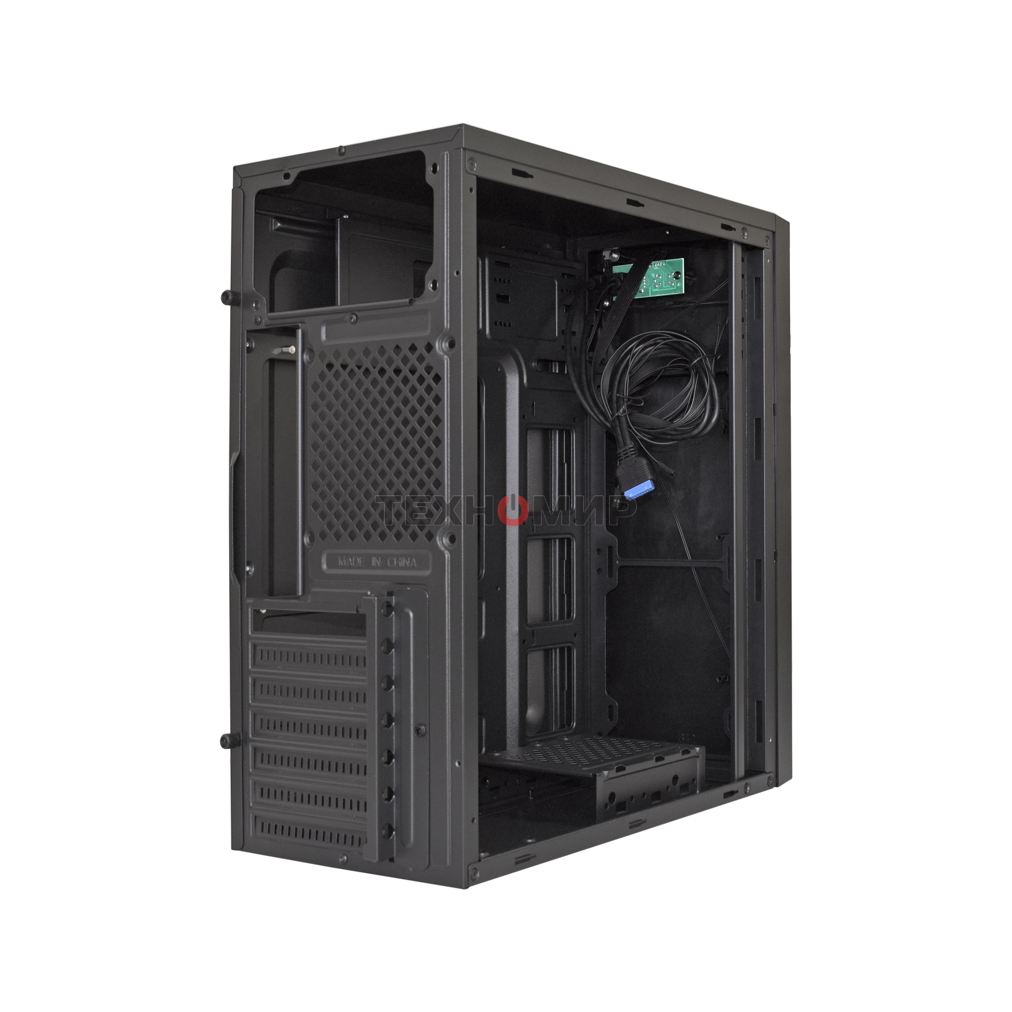 Компьютерный корпус Miditower ExeGate XP-333U Black, ATX, (без БП), 1*USB/2*USB 3.0, Audio