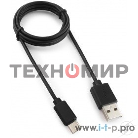 Кабель USB Гарнизон GCC-USB2-AMCM-6, USB2.0 AM/USB3.1 Type-C, 1.8м, пакет