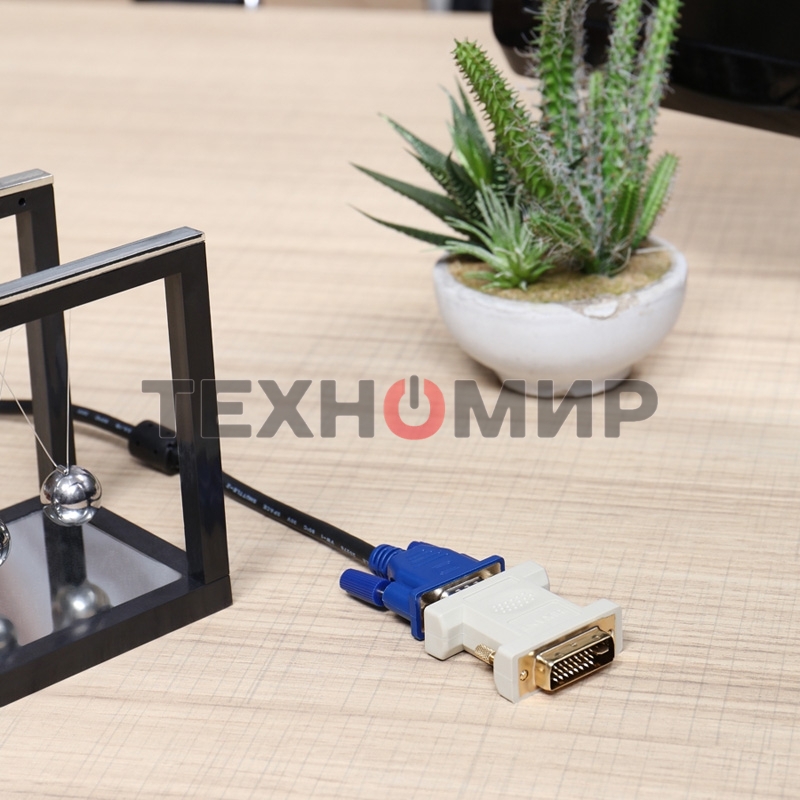 Переходник Rexant шт.DVI - гн.VGA GOLD