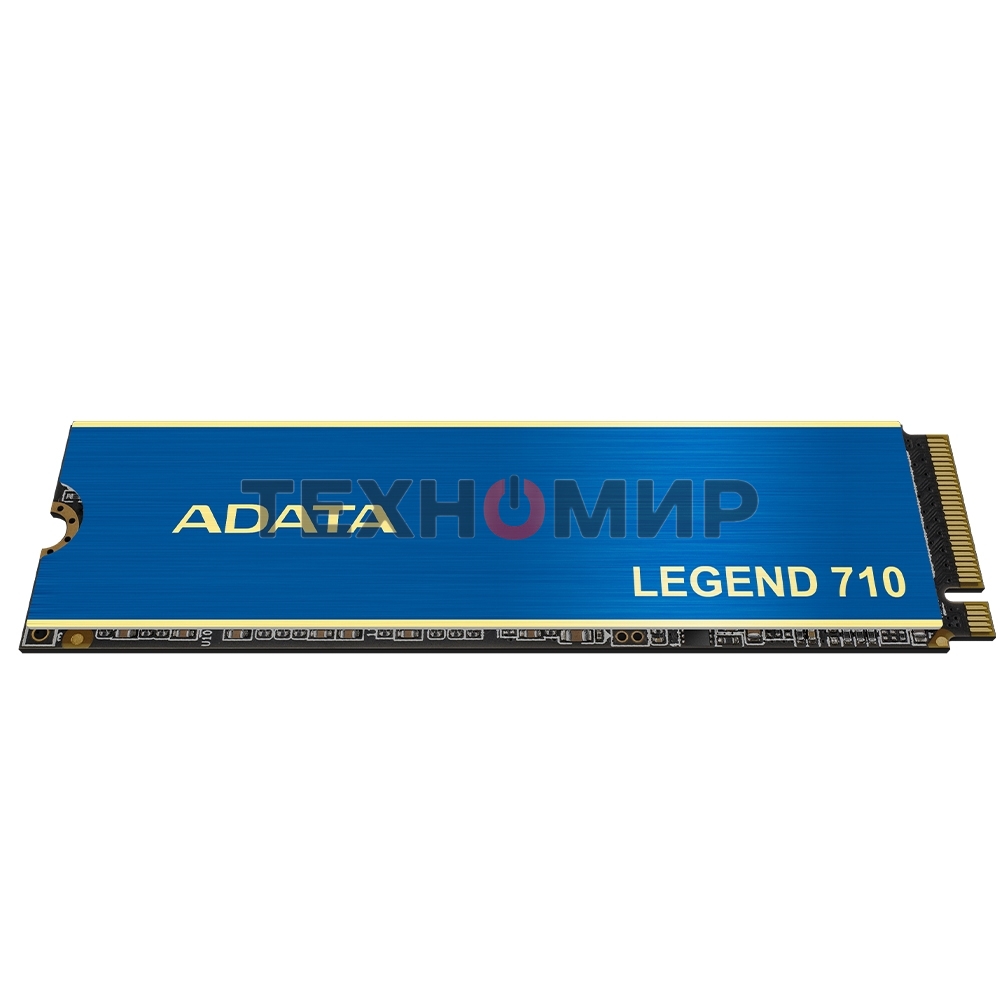 Накопитель SSD ADATA LEGEND 710, 1Tb, PCIe 3.0 x4, M.2 2280, NVMe, R/W 2400/1800, с радиатором