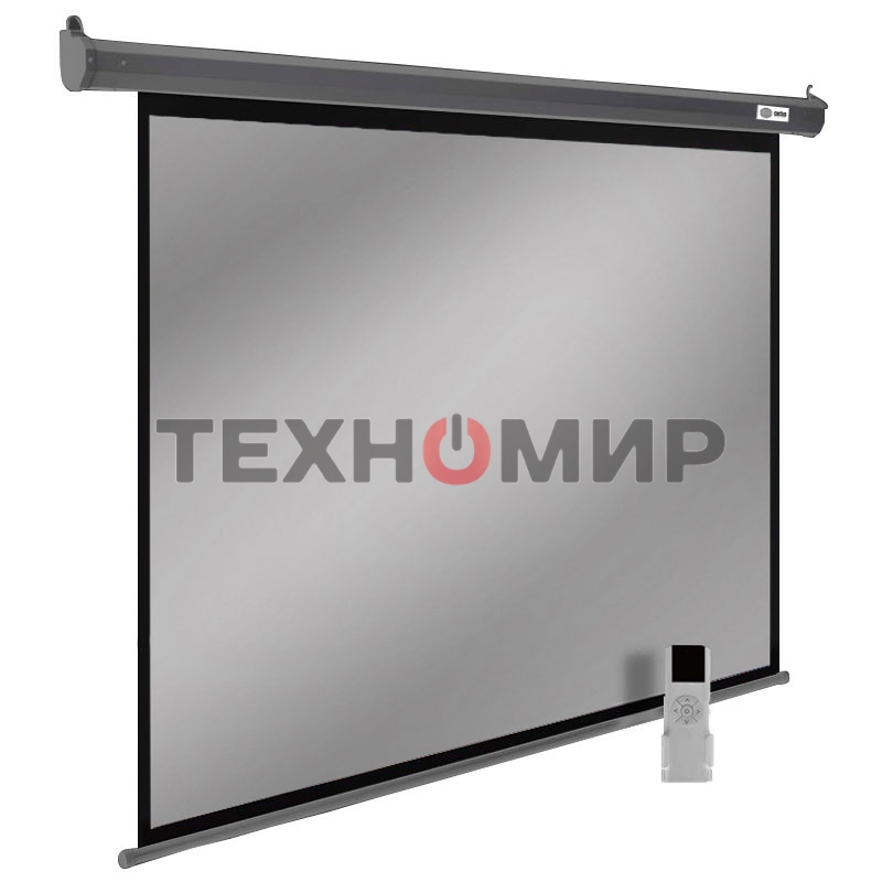 Экран Cactus 188x300см SIlverMotoExpert CS-PSSME-300X188-DG 16:10 настенно-потолочный рулонный темно-серый (моторизованный привод)