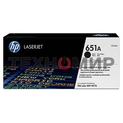 Картридж лазерный HP CE340A 651A черный для LaserJet 700 Color MFP 775 13500 стр.