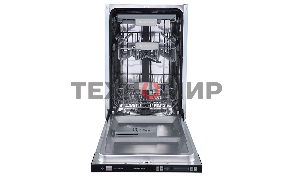 Встраиваемая посудомоечная машина Zigmund & Shtain DW 129.4509 X, черный, 44.8 см, 10 компл., 44 дБ, класс A++