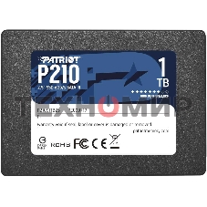 Накопитель SSD Patriot P210, 1Tb, SATA III, 2.5