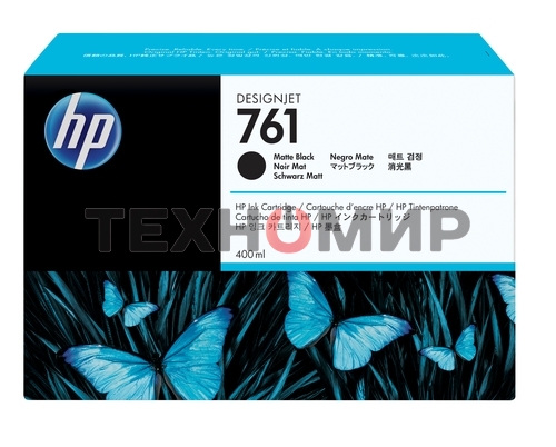 Картридж струйный HP №761 CM991A черный матовый для HP DJ T7100 (400мл)
