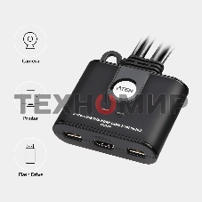 Переключатель KVM 2-Port USB FHD HDMI Cable KVM Switch