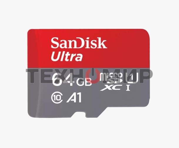 Флеш карта microSD 64Gb SanDisk microSDXC Class 10 Ultra UHS-I A1 140MB/s