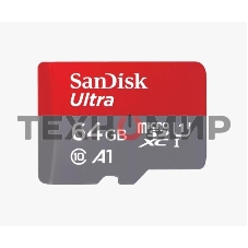 Флеш карта microSD 64Gb SanDisk microSDXC Class 10 Ultra UHS-I A1 140MB/s