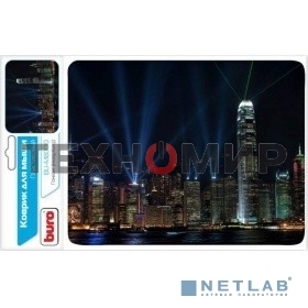 Коврик для мыши Buro BU-M80010 рисунок/Гонконг