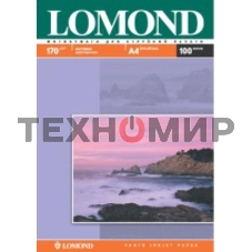 Фотобумага Lomond 0102012 A3/170г/м2/100л./белый матовое/матовое для струйной печати
