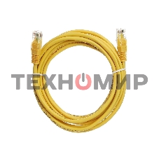 Патч-корд литой Aopen/Qust UTP кат.5е 3м желтый 