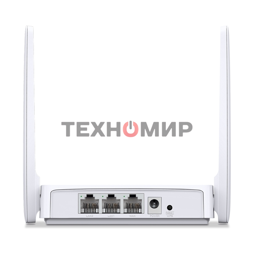 Роутер Mercusys MR20 AC750 Dual-Band Wi-Fi RouterSPEED: 300 Mbps at 2.4 GHz + 433 Mbps at 5 GHzSPEC: 2× Fixed External Antennas, 2× 10/100 Mbps LAN Ports, 1× 10/100 Mbps WAN PortFEATURE: Router/Access Point Mode Mode, WPS/Reset Button, IPTV, IPv6, Parenta