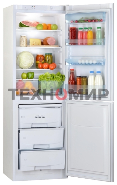 Холодильник Pozis RK-139 белый глянц. двухкамерный 188/97 л морозилка снизу
