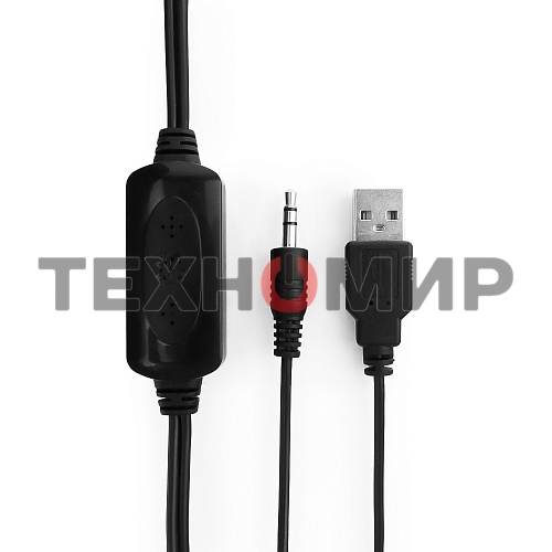 Акустическая система 2.0 Gembird SPK-405, пассив. излучатели, черный, 5 Вт, рег. громкости USB-питание