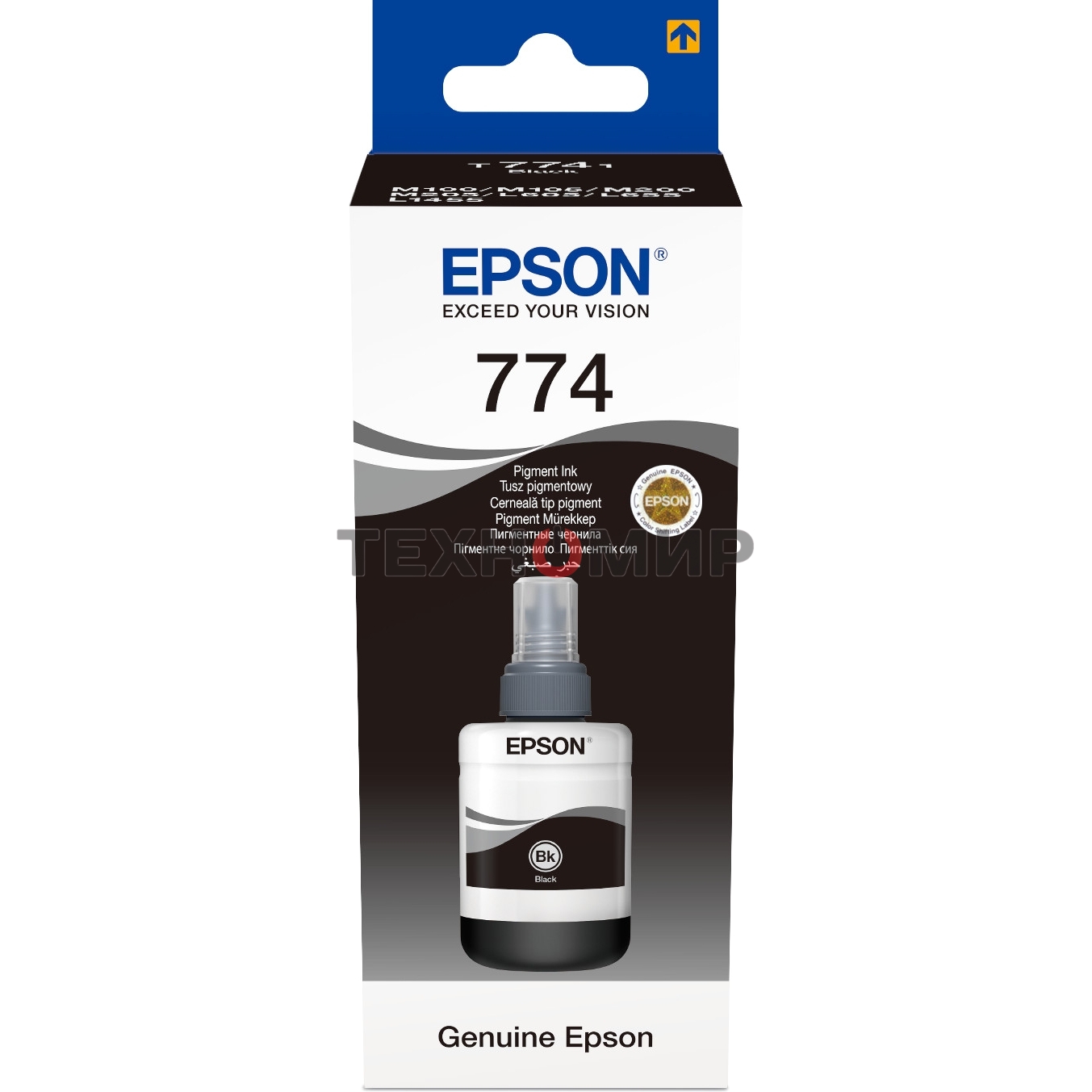 Картридж струйный Epson C13T77414A черный для Epson I/C (b) M100/200 (6000 стр.)