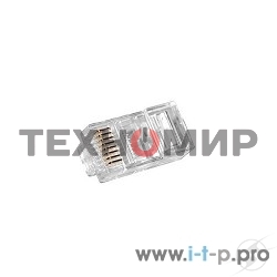 Коннектор Gembird RJ45 8P8C (100 шт. в уп) без вставки