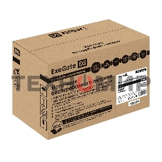 Источник бесперебойного питания ExeGate Power Smart ULB-650.LCD.AVR.4C13 650VA/360W, LCD, AVR, 4*C13, черный