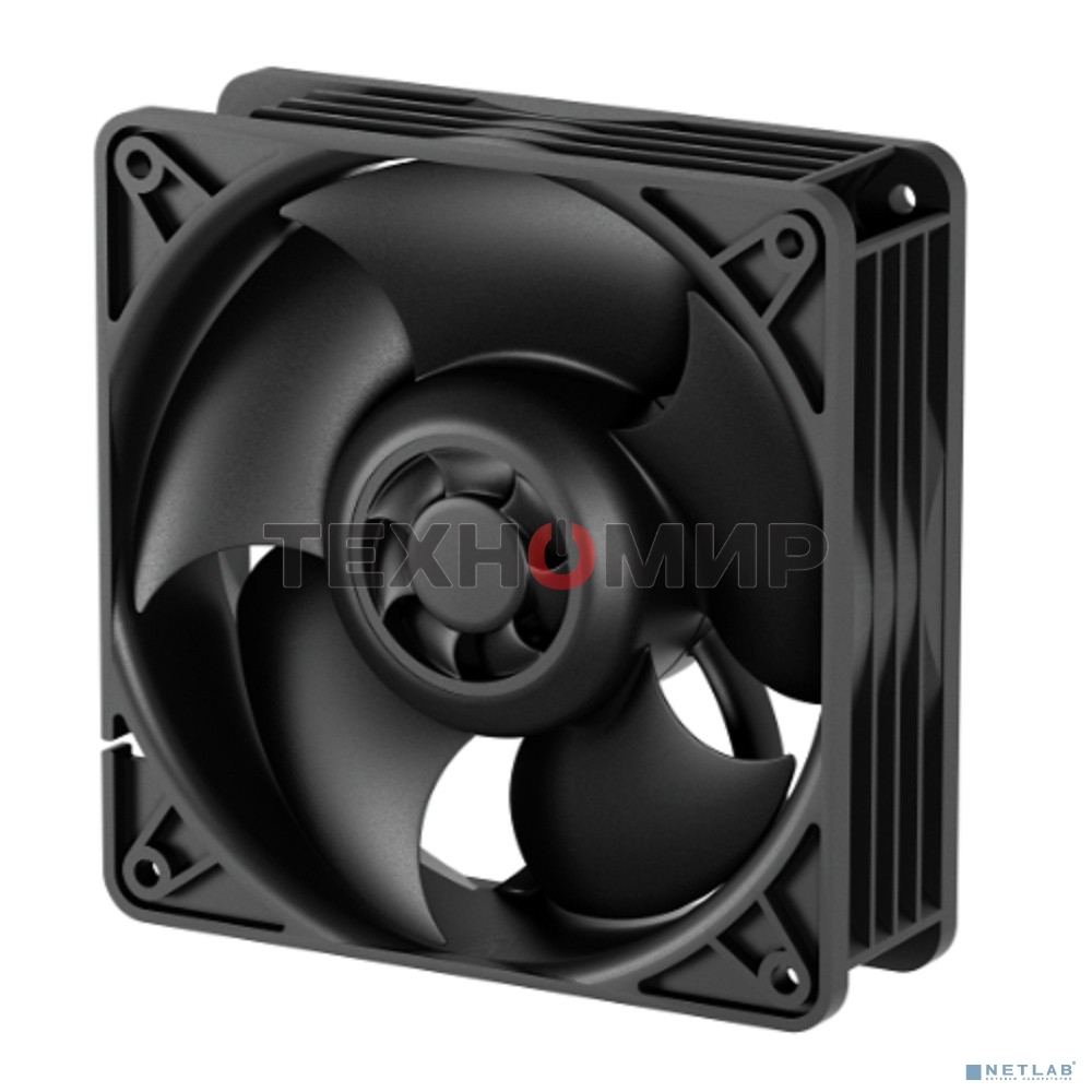 Вентилятор для корпуса Arctic S12038-4K черный, 120 мм, 4000 об/мин, 4 pin