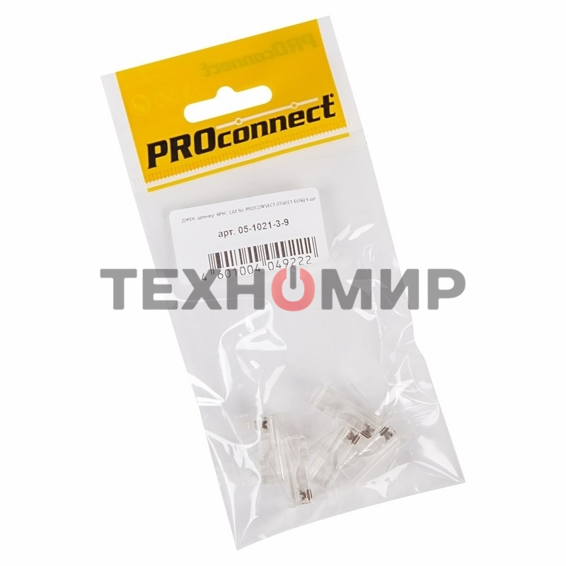 Разъем PROconnect RJ-45(8P8C) под витую пару, UTP, cat.5e (15 µ