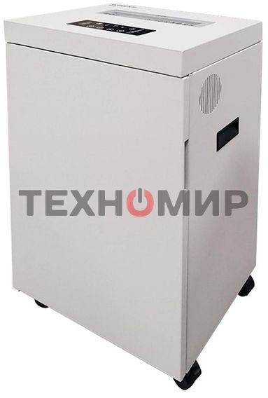 Шредер Office Kit S500 (2х15) белый (секр.P-5)/фрагменты/17лист./50лтр./скрепки/скобы/пл.карты/CD