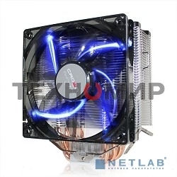 Кулер для процессора Crown CM-5 прозрачный/черный, 120 мм, 1500 об/мин, 30.8 дБ, 4 pin, 187 Вт, 148 мм