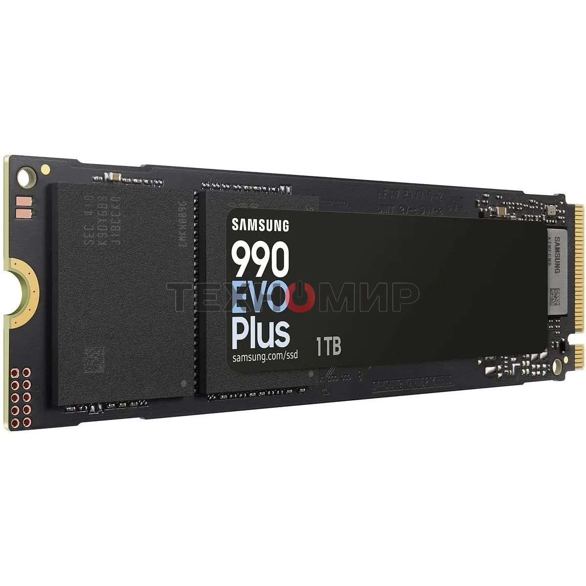 Накопитель SSD Samsung 990 EVO Plus, 1024 Gb, M.2 2280, PCIe 4.0 x4, NVMe, R/W 7150/6300