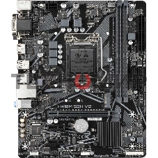 Материнская плата Gigabyte H410M S2H V2, LGA 1200, Intel H470, 2xDDR4, 4xSATA, 1xM.2, 1xPCIe 3.0 x16, 2xPCIe 3.0 x1, 1xDVI-D, 1xHDMI, 1xVGA, 1x 1Gb LAN, 2xUSB-A 3.2 Gen 1, 4xUSB-A 2.0, 3x3.5 мм, 7.1, Micro ATX