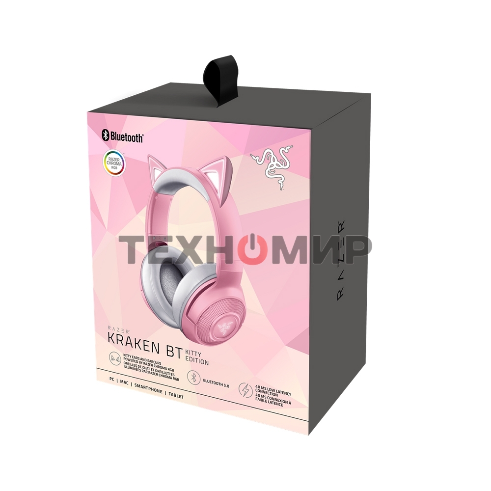Гарнитура Razer Razer Kraken Kitty BT V2 - Quartz Ed. Headset/Razer Kraken Kitty BT V2 - Quartz Ed. Headset