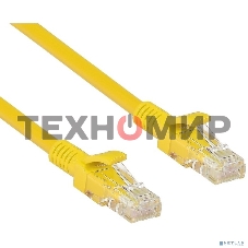 Патч-корд UTP cat.5e, 3м ExeGate желтый