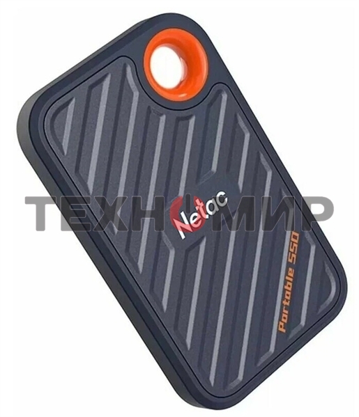 Внешний SSD Netac ZX20, 2TB, USB 3.2 Gen 2x2 Type-C, R/W 2000/1800, черный