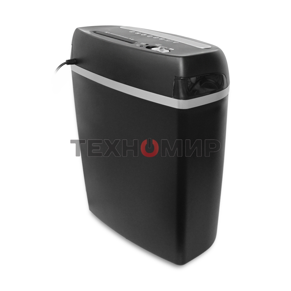 Шредер ГЕЛЕОС Уничтожитель документов УП23-4 DIN P-4 (4 ур-нь секр.), фрагмент 3,9х35мм, 14-16 лист (70г/м2), CD/пл.карты/скрепки/скобы, 23 л.