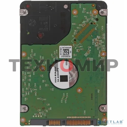 Жесткий диск WD 1Tb 7200rpm SATA-III WD10SPSX черный 64Mb 2.5