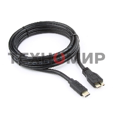 Кабель Cablexpert CCP-USB3-mBMCM-6 USB3.0 microBM/USB3.1TypeC, 1.8м, 