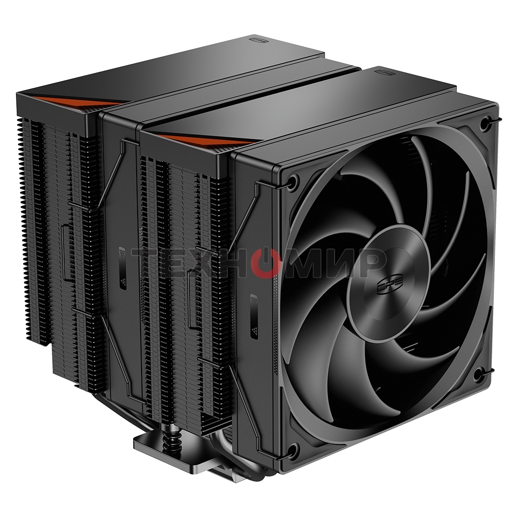 Кулер для процессора PCCooler RZ620 BK (260W, 4-pin PWM, 157.5мм, Al/Cu, 6x6мм, 1x120мм, 86.73CFM, 32dBA, 2200RPM, S: 1851/1700/1200/115X, AM5/AM4, черный)