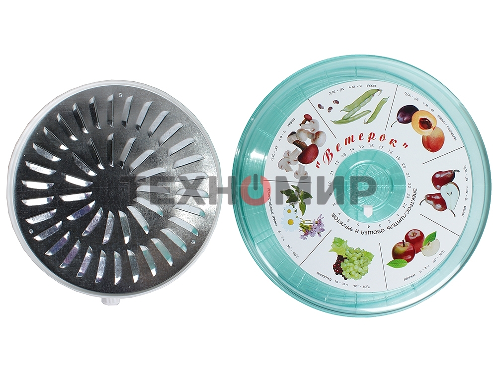 Сушилка для овощей Великие реки Ветерок-5, 5 поддонов, цв.упаковка, прозрачный