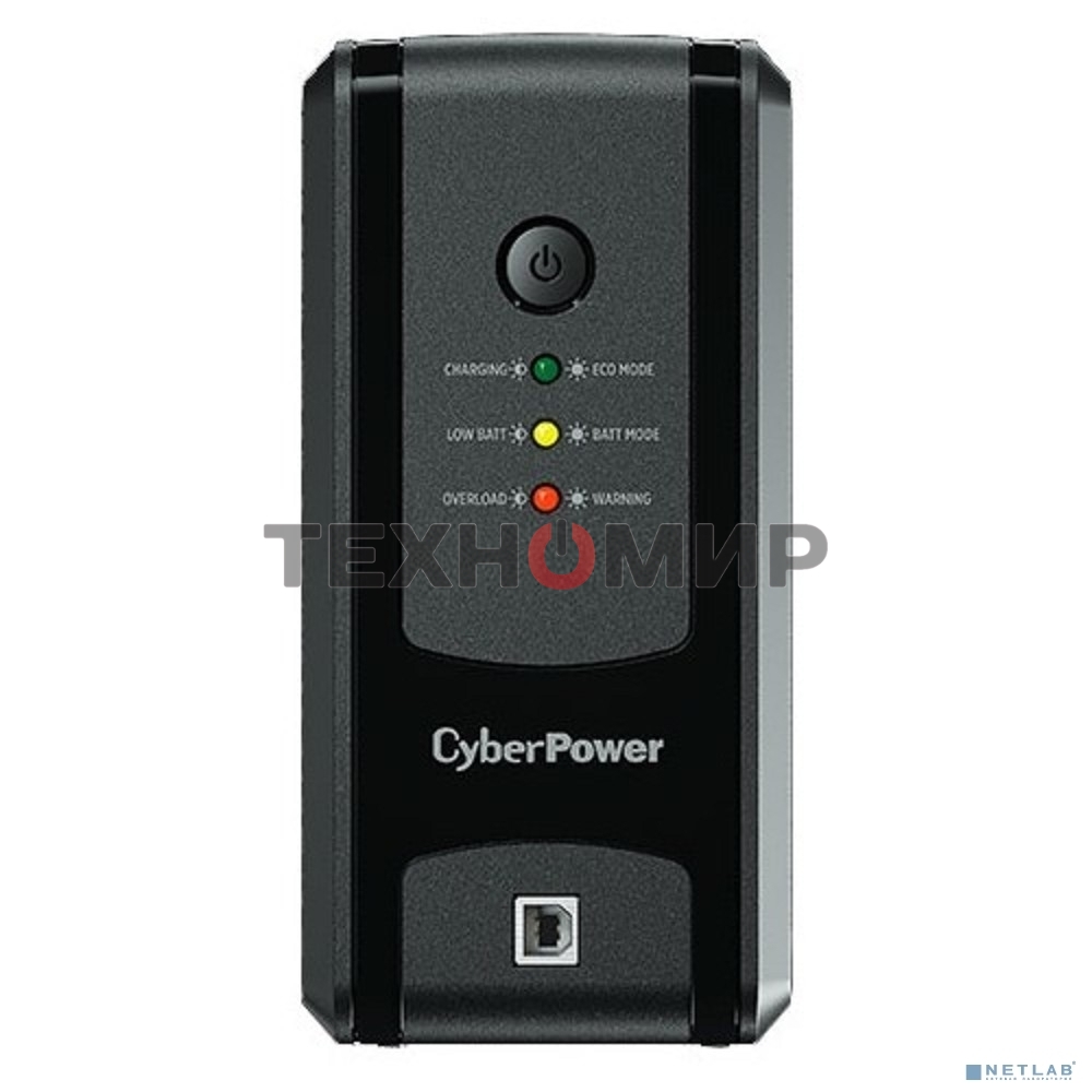 Источник бесперебойного питания CyberPower Line-Interactive UT850EG, 850VA/425W, USB/RJ11/45, (3 EURO)