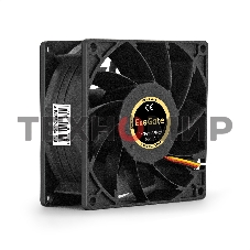 Вентилятор для корпуса ExeGate EX09238S3P-24 черный, 92 мм, 4500 об/мин, 48.3 дБ, 3 pin