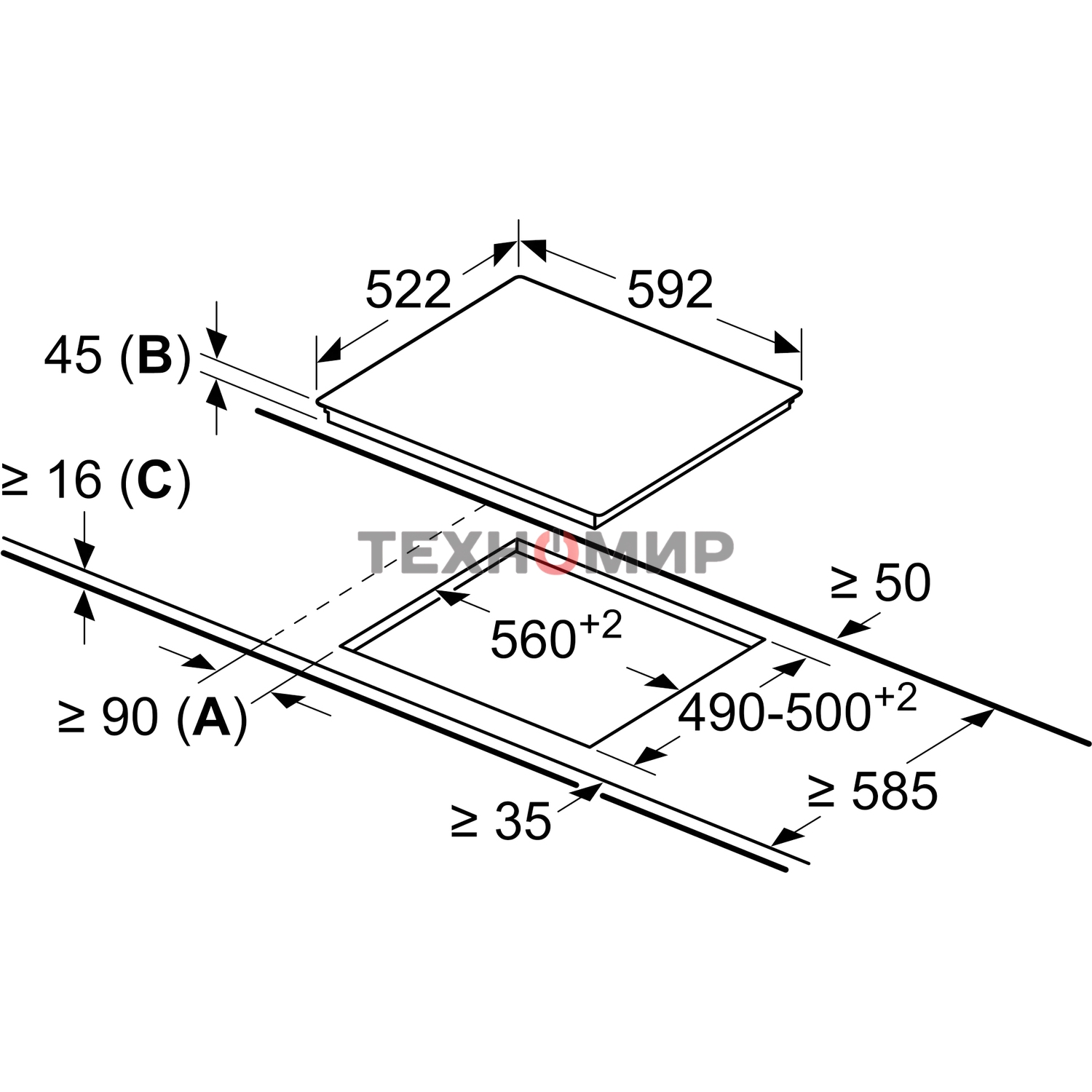 Электрическая варочная панель Bosch PKE611BB2E