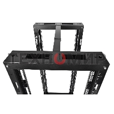 Стойка телеком. универсальная 24U двухрамная, черный (СТК-24.2-9005) !в одной коробке!