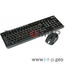 Комплект клавиатура+мышь Dialog Pointer KMROP-4020U беспроводной, USB, 1600 DPI, чёрный