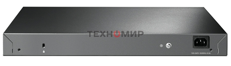 Коммутатор 48-port Gigabit PoE+ L2+ switch, 48 802.3af/at PoE+ ports, 4 Gb SFP slots, 1 RJ-45 + 1Micro-USB console ports, 348W PoE budget