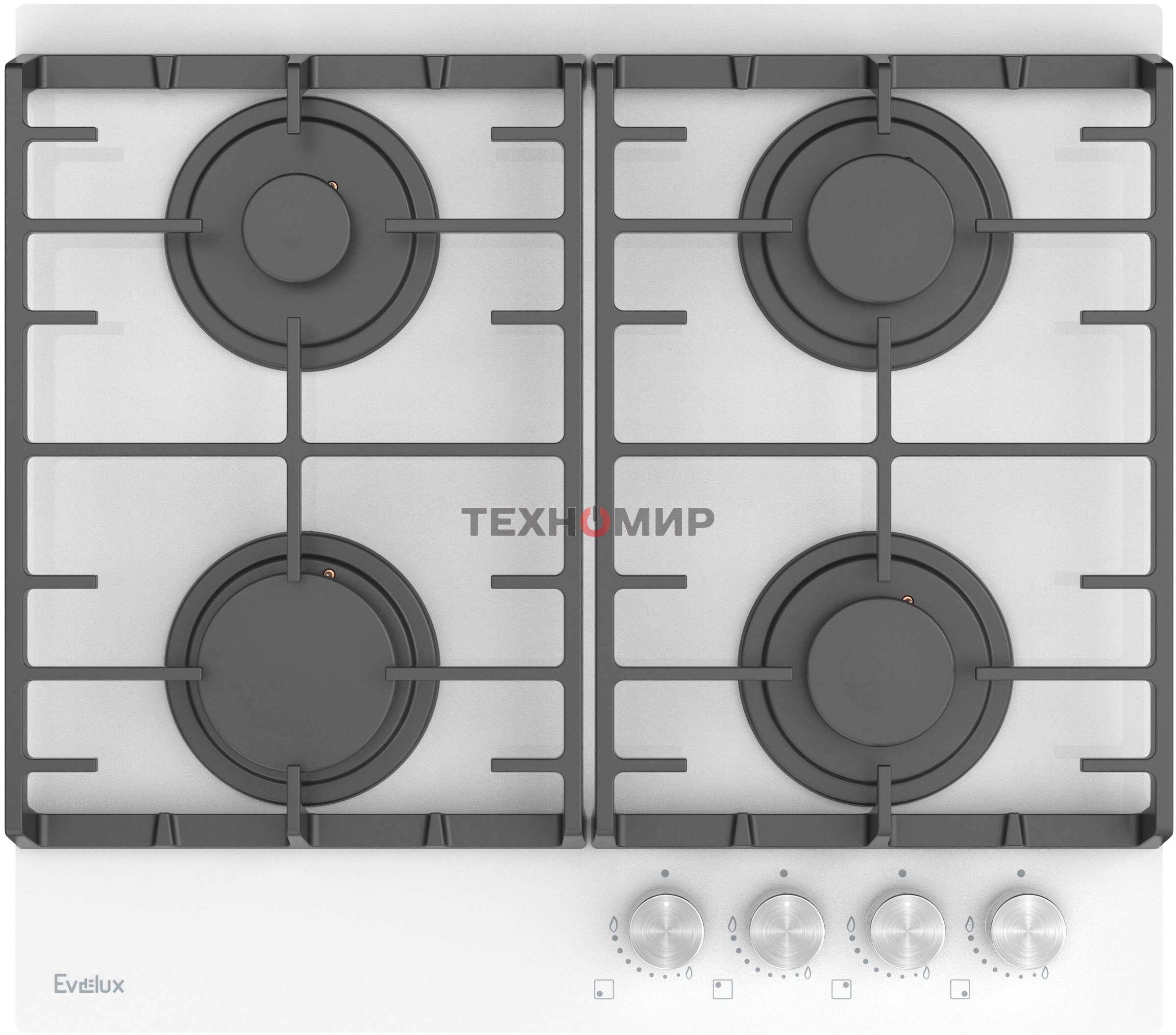 Газовая варочная панель Evelux HEG 600 WG