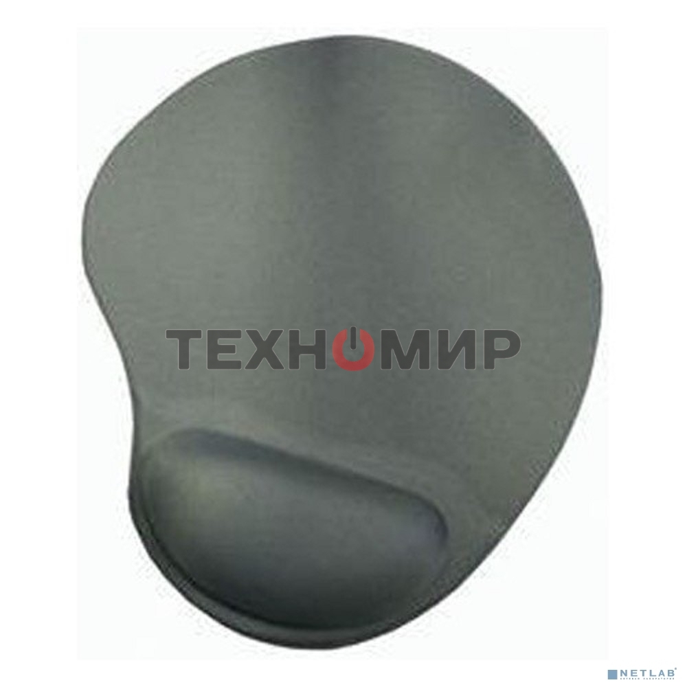 Коврик для мыши гелевый Buro BU-GEL/grey, серый, 230х205х25