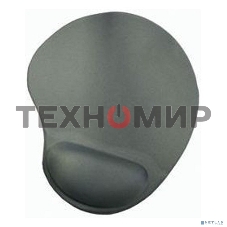 Коврик для мыши гелевый Buro BU-GEL/grey, серый, 230х205х25