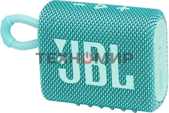 Портативная акустика JBL GO 3, бирюзовый