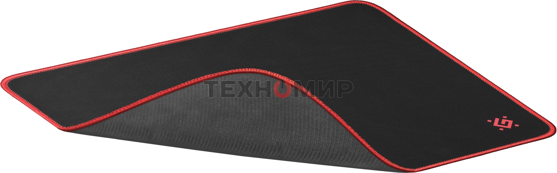 Игровой коврик Defenderчерный M 360x270x3 мм, ткань+резина