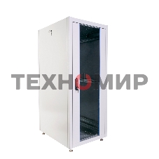 Шкаф телекоммуникационный напольный ЭКОНОМ 30U (600 × 600) дверь стекло, дверь металл