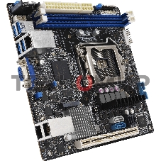 Материнская плата серверная ASUS P12R-I, LGA 1200, Intel C252, 2xDDR4, 6xSATA, 1xM.2, 1xPCI-E 4.0 x16, 2x1Gb LAN, 4xUSB-A 3.2 Gen 1, 1xVGA, COM-порт, Mini-ITX