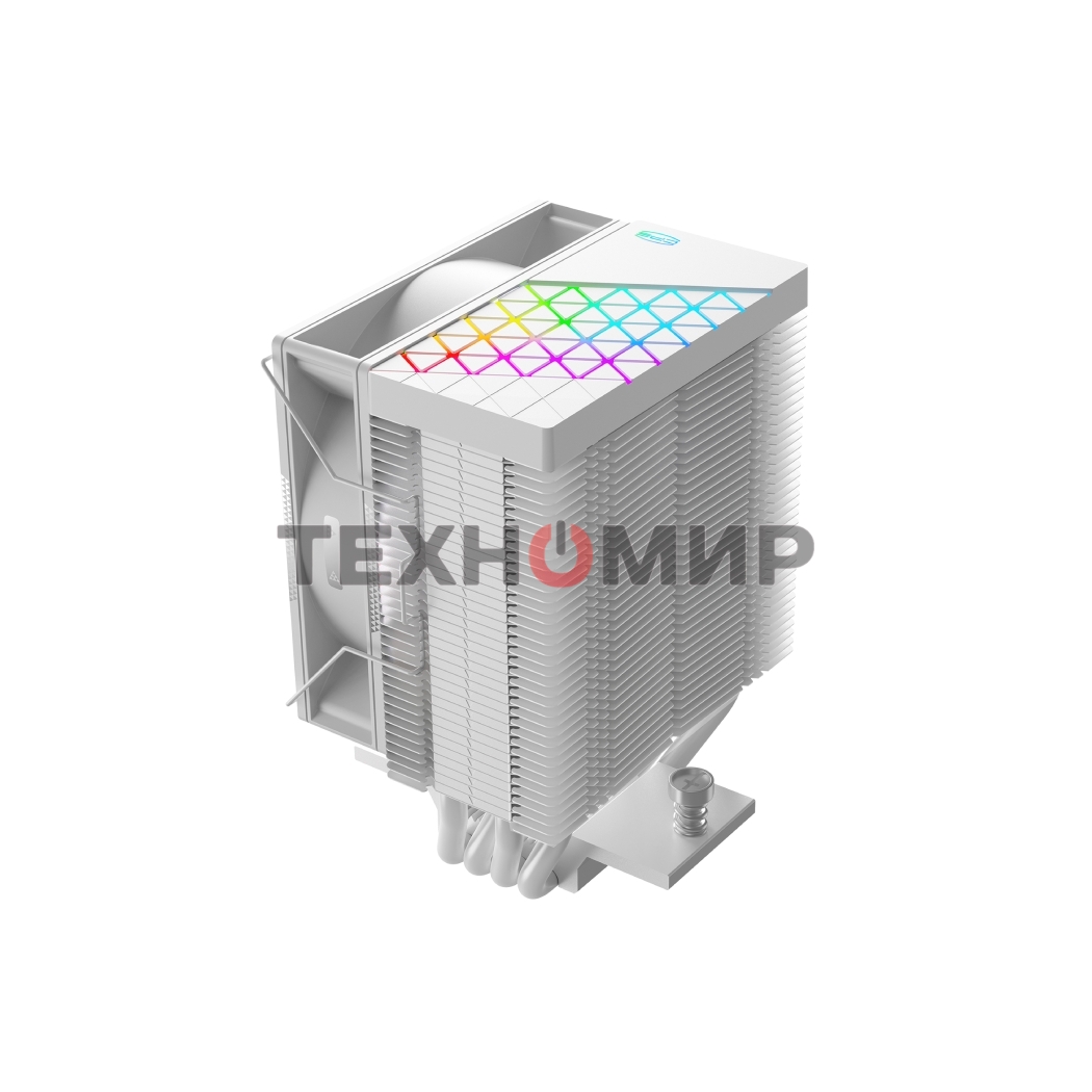 Кулер PCCooler R400 ARGb белый 92мм алюминий+медь 2200rpm 30db 4-pin 180W 133мм